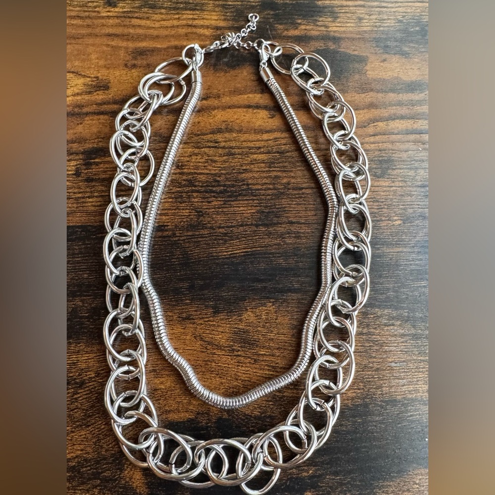 Elegant Silver Chain Necklace